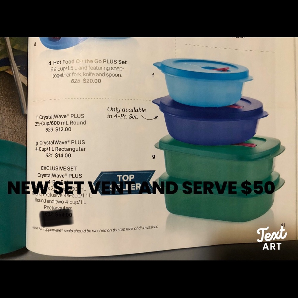 Vent and serve set